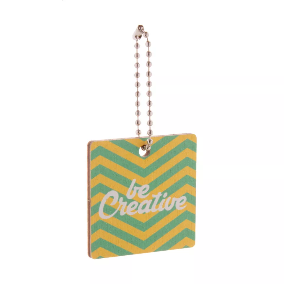 CreaFob Wood natural  custom keyring 