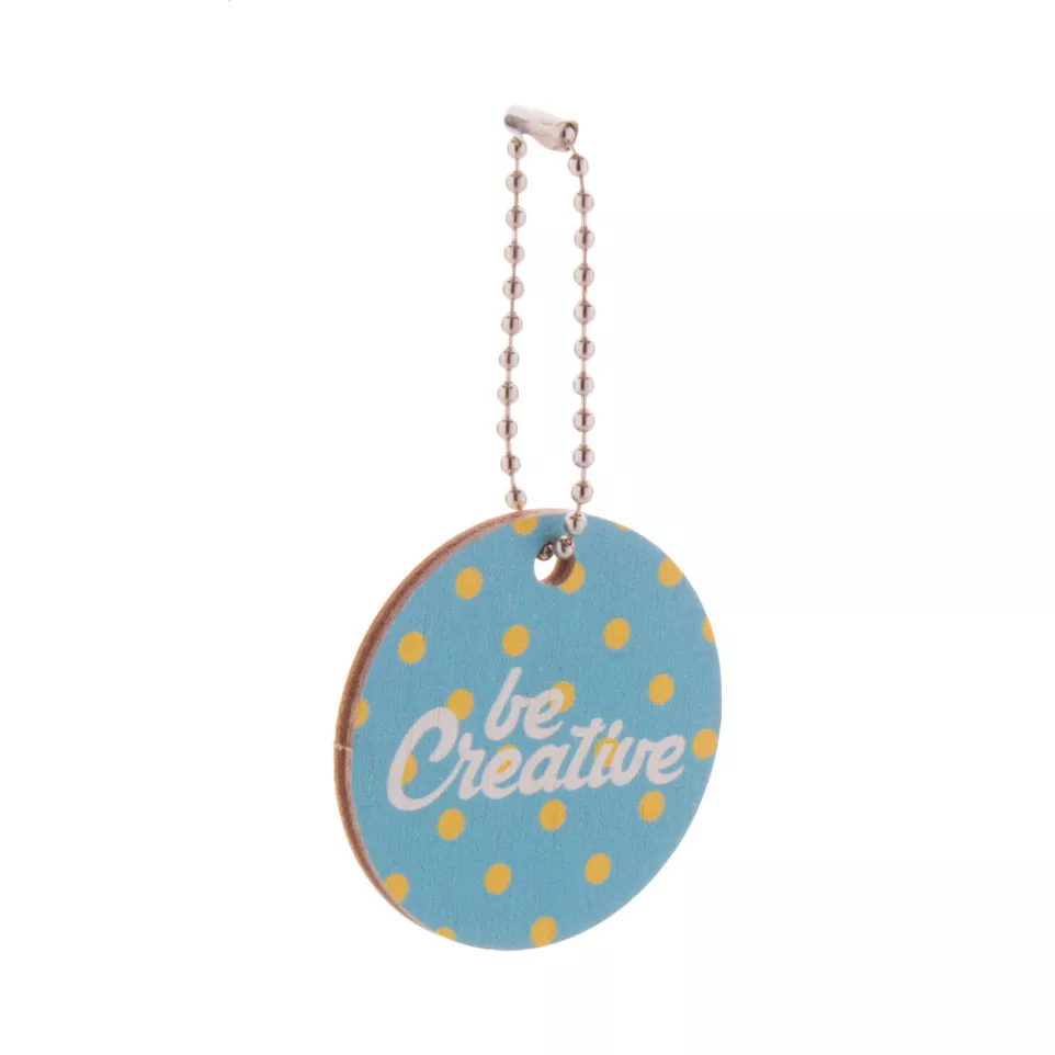 CreaFob Wood natural  custom keyring 