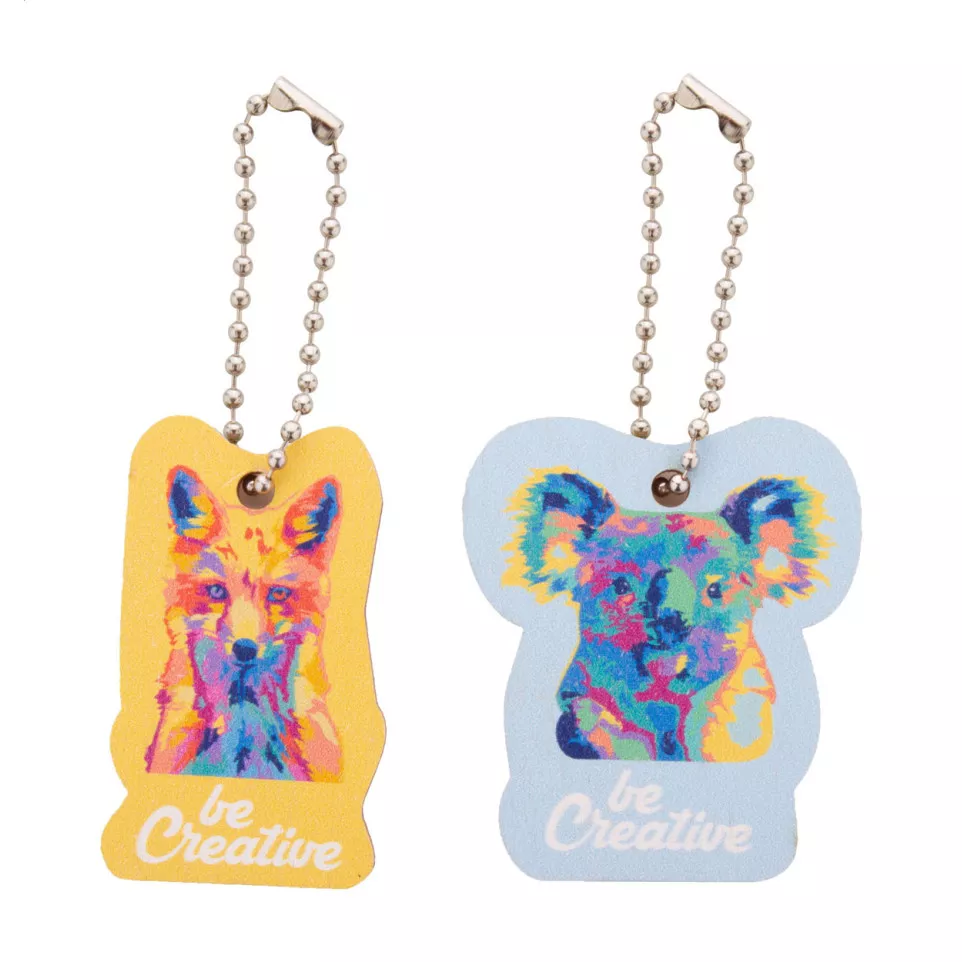 CreaFob Wood natural  custom keyring 