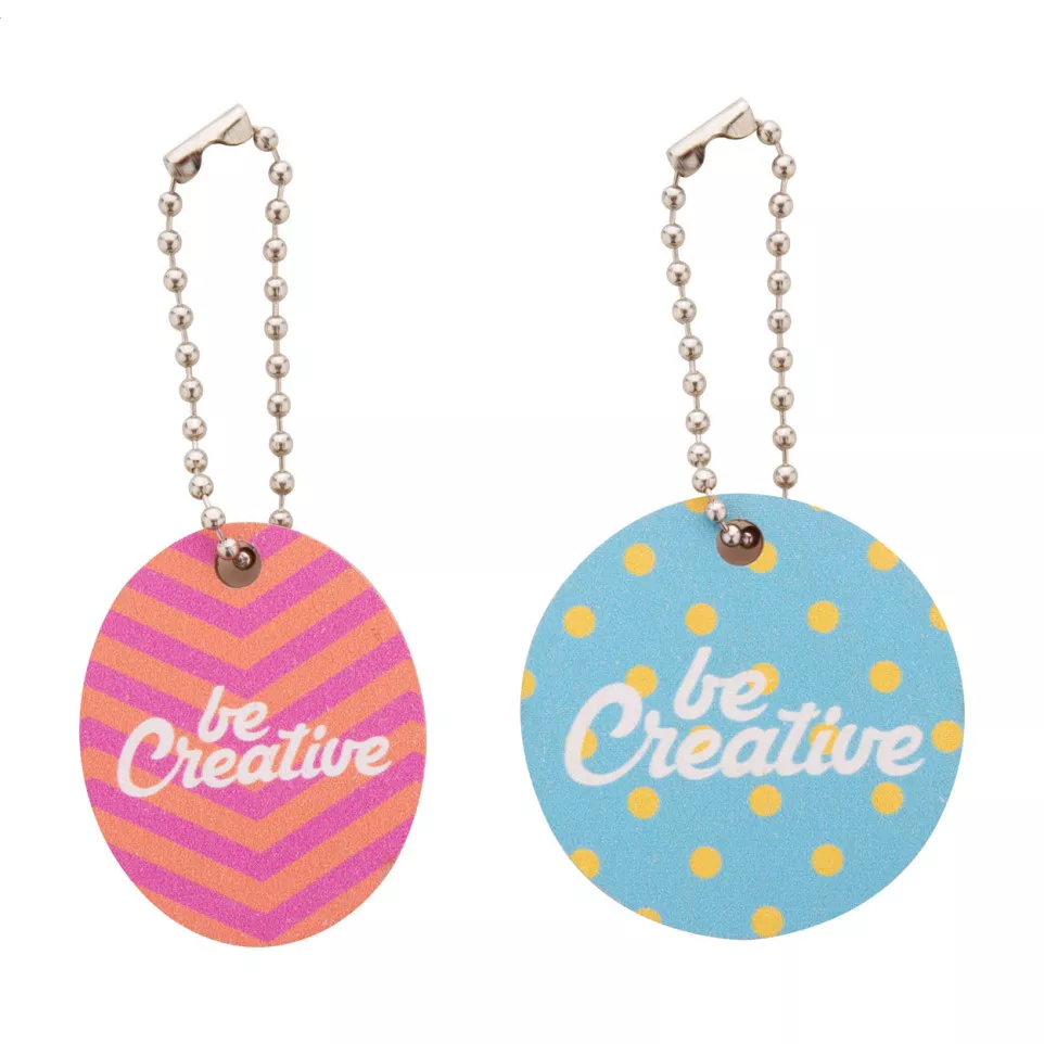 CreaFob Wood natural  custom keyring 