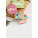 CreaFob Wood natural  custom keyring 