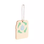 EcoRing natural  keyring, water cycle 