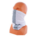 CreaScarf Reflect white  custom reflective multipurpose scarf 