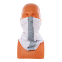 CreaScarf Reflect white  custom reflective multipurpose scarf 