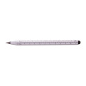 Ruloid silver  inkless pen with ruler 