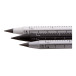 Ruloid black  inkless pen with ruler 