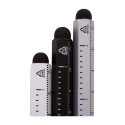 Ruloid black  inkless pen with ruler 