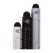 Ruloid black  inkless pen with ruler 