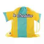 CreaDraw T Kids RPET yellow  custom drawstring bag for kids 