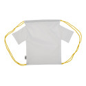 CreaDraw T Kids RPET geel  custom made trekkoord tas voor kinderen 