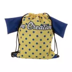 CreaDraw T Kids black  custom drawstring bag for kids 
