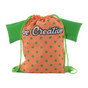 CreaDraw T Kids green  custom drawstring bag for kids 