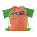 CreaDraw T Kids groen  custom made trekkoord tas voor kinderen 