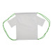 CreaDraw T Kids groen  custom made trekkoord tas voor kinderen 