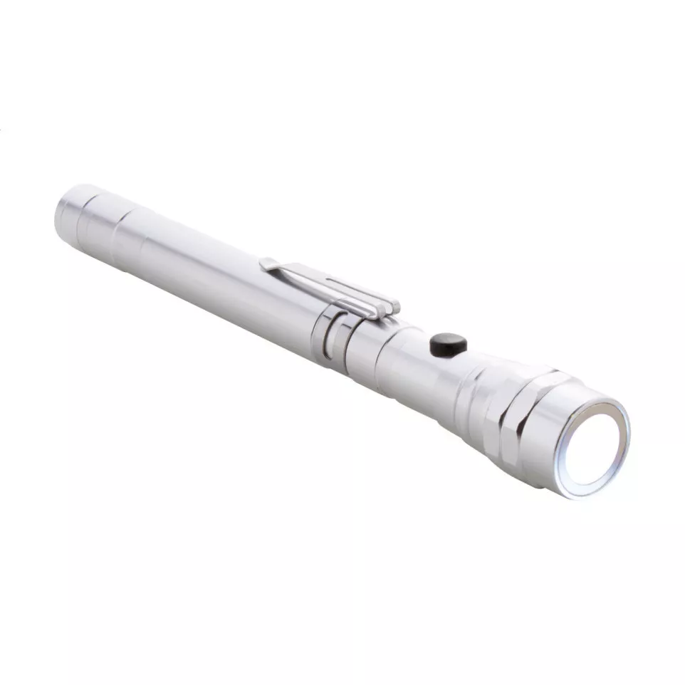 Giraffe silver  extendable flashlight 