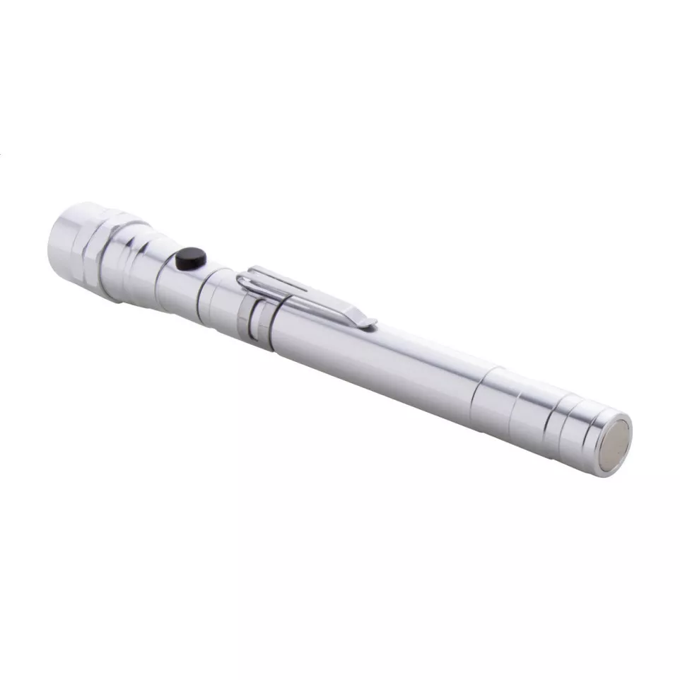 Giraffe silver  extendable flashlight 