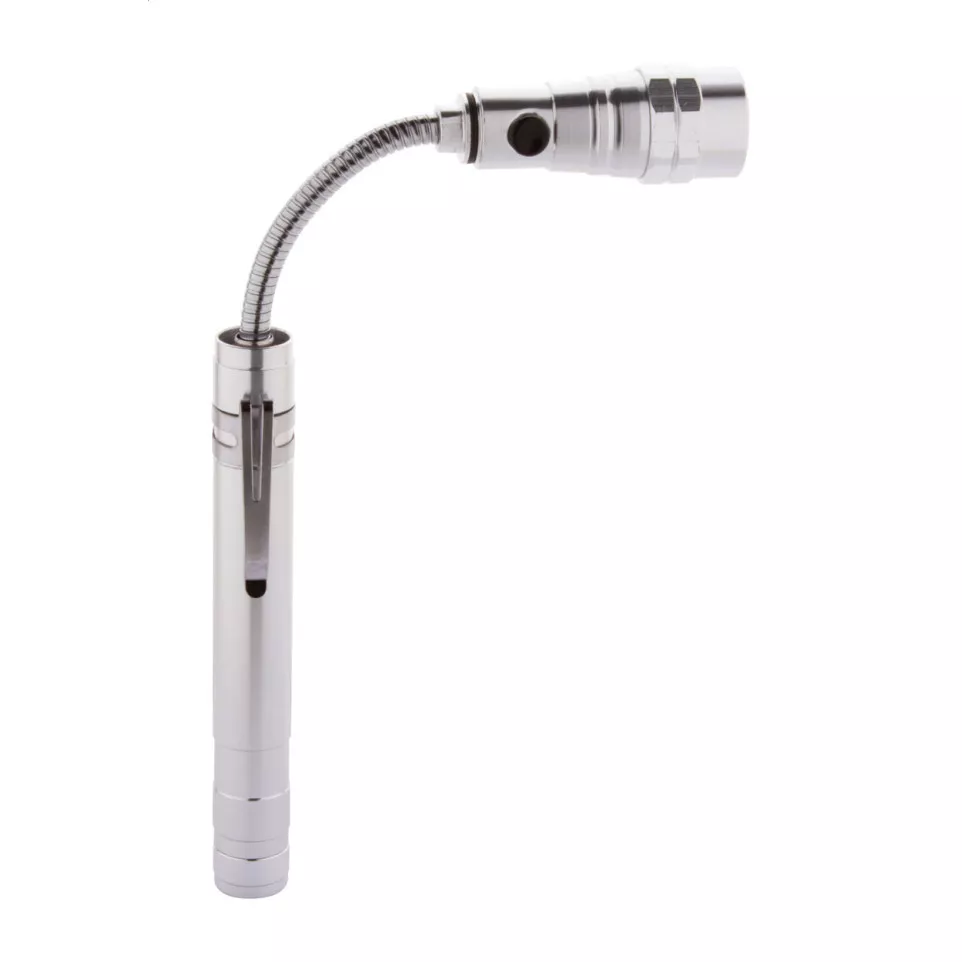 Giraffe zilver  uitschuifbare zaklamp 