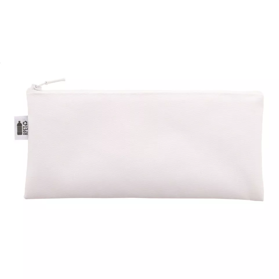 Suppy RPET white  custom pen case 