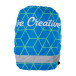 CreaBack Reflect white  custom reflective backpack cover 