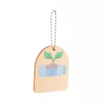 EcoRing natuurlijk  sleutelhanger, planten 