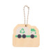 EcoRing natural  keyring, garbage truck 