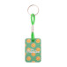 Woody Plus D green natural custom keyring 