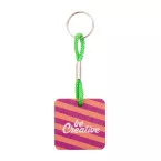 Woody Plus C groen natuurlijk custom made sleutelhanger 