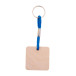 Woody Plus C blue natural custom keyring 
