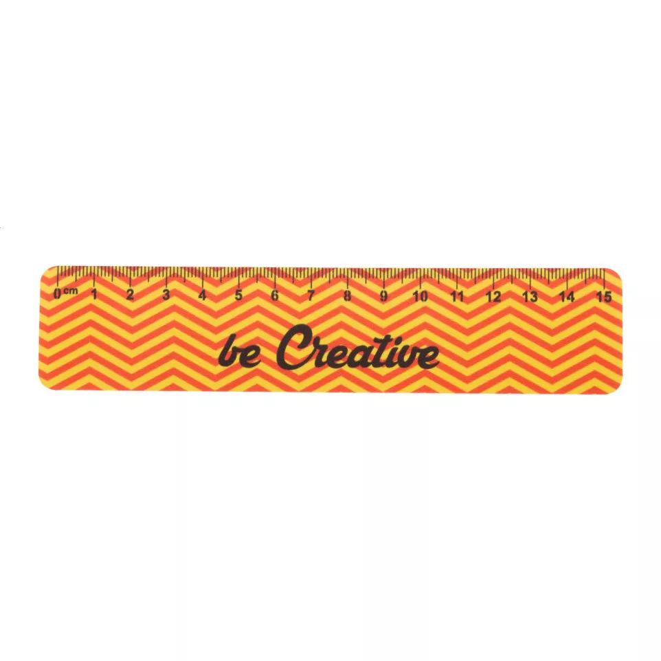 Drawy 15 white  custom ruler, 15 cm 