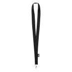Larpet zwart  lanyard 