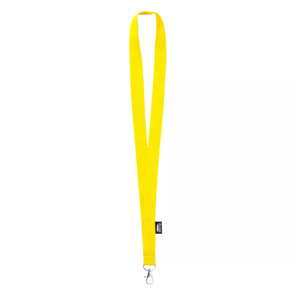 Larpet yellow  lanyard 