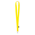 Larpet yellow  lanyard 