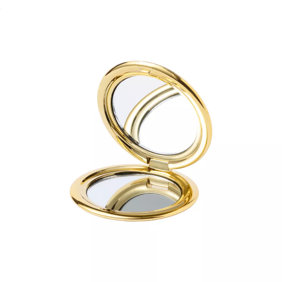 Pollux goud  zak spiegel 