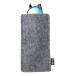 Glaffel grey  RPET sunglasses case 