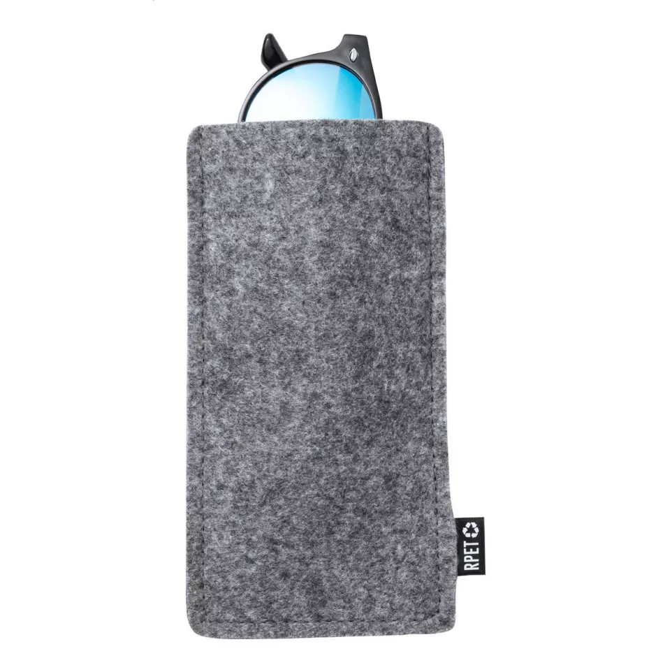 Glaffel gris  Etui à lunettes en RPET 