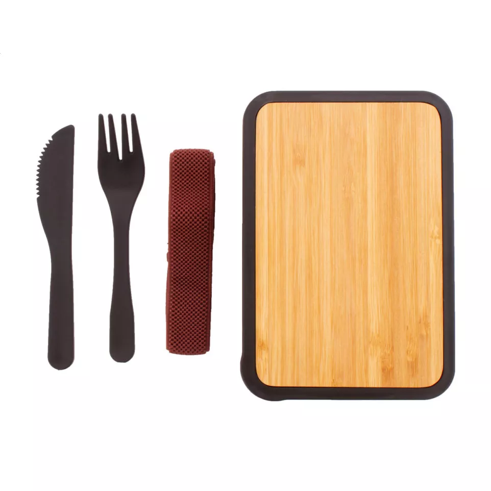 Rebento black  lunch box 