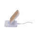 Rabso white  wireless charger mobile holder 
