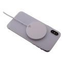 RaluMag silver  magnetic wireless charger 