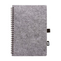 Felbook A5 grey  RPET notebook 