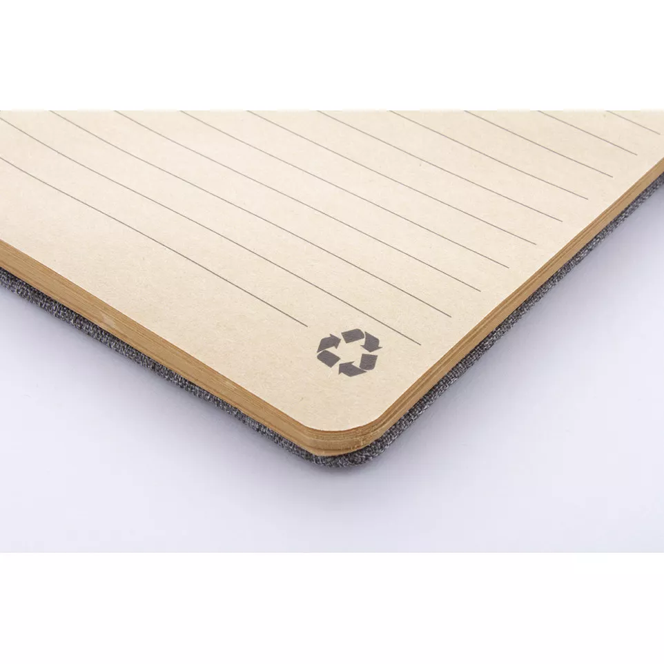 Holbook gris  Carnet de notes RPET 
