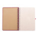 Holbook rouge  Carnet de notes RPET 