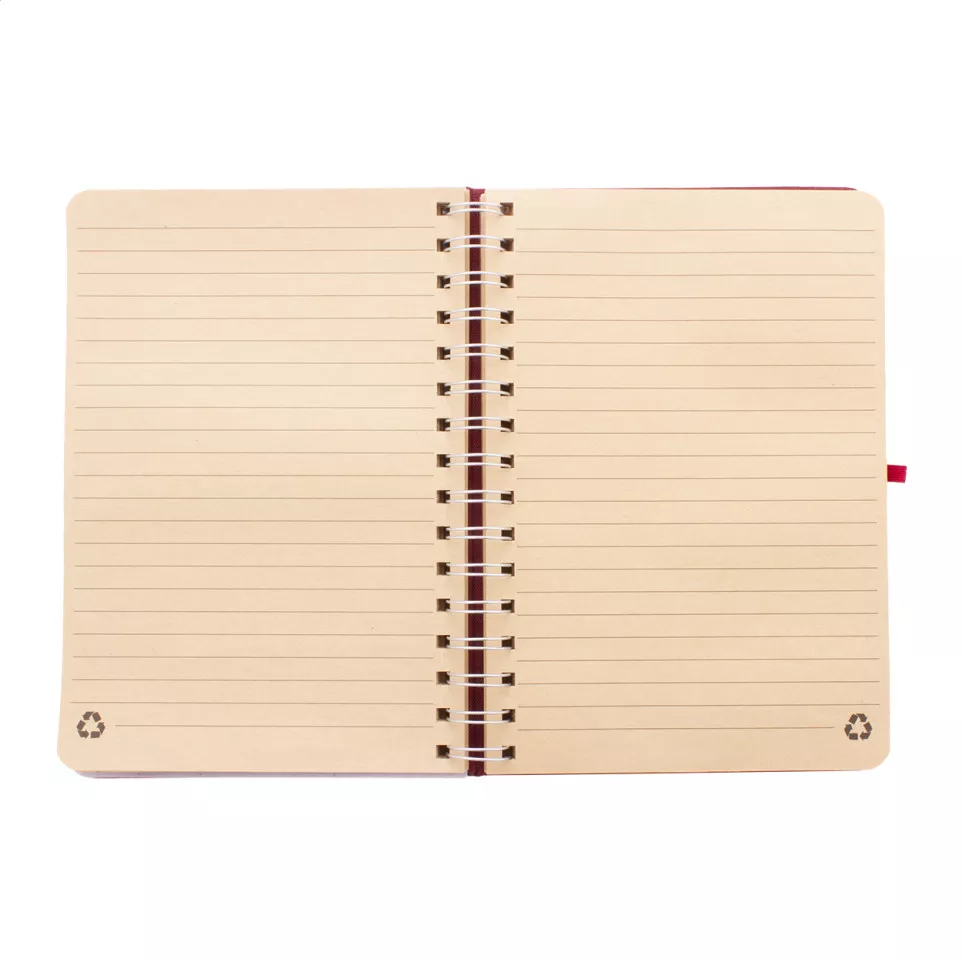 Holbook rouge  Carnet de notes RPET 