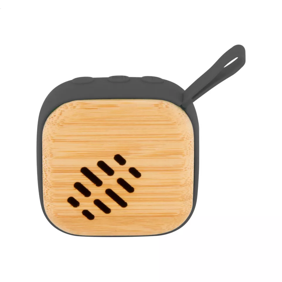 Lombo black natural wireless speaker 