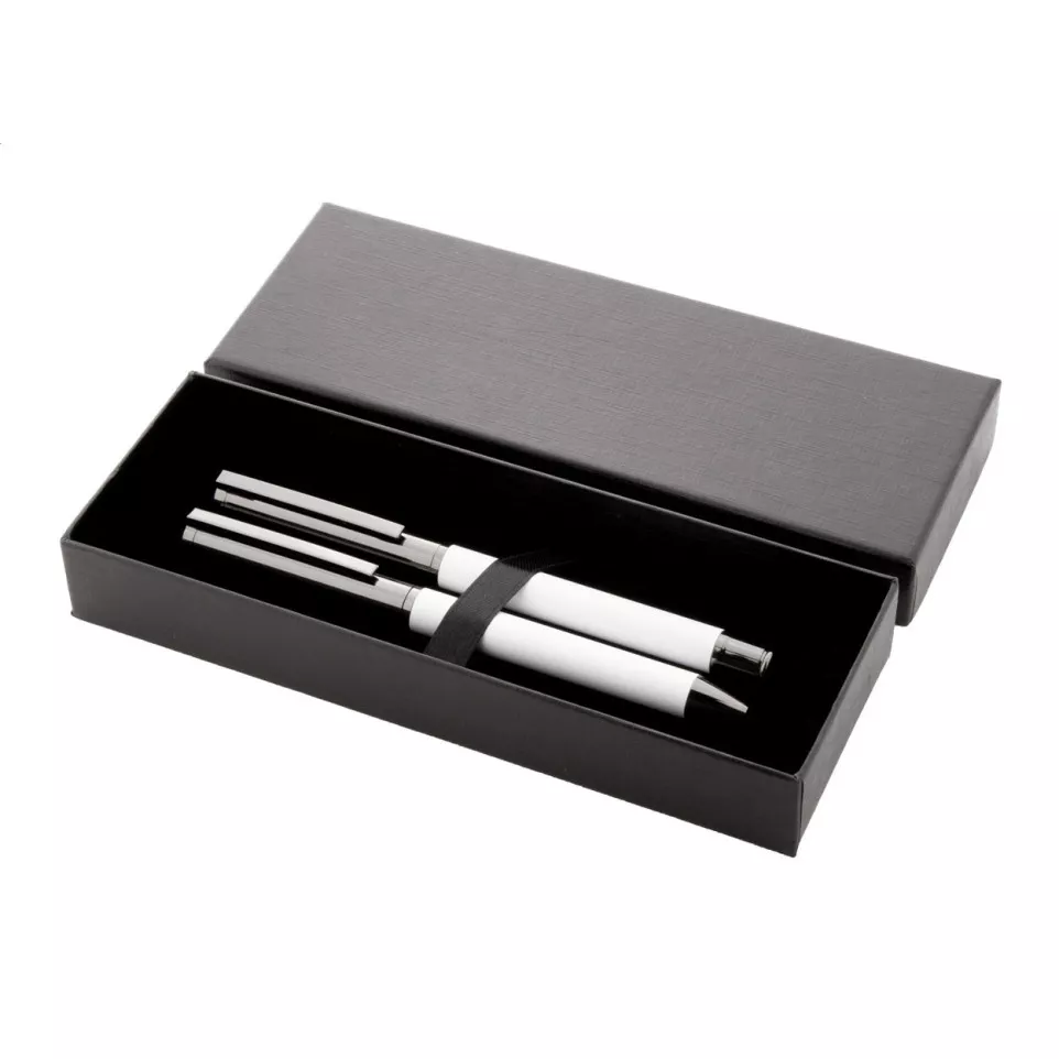 Carrol blanc  parure stylos 
