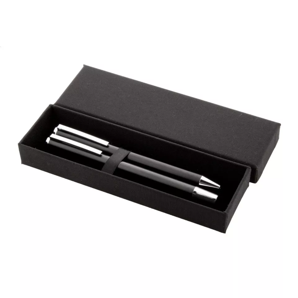 Ralum noir  parure stylos 