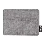 Carpex grey  RPET credit card holder 