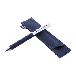 Teppet blauw  balpen 