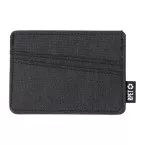 Carpex black  RPET credit card holder 