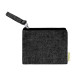 Florin black  cotton purse 