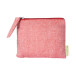 Florin red  cotton purse 